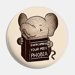 Elephant Overcoming Your Mice Phobia Pin