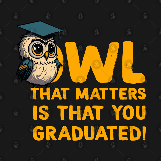 Cool Owl Graduation Pun by ZAZIZU