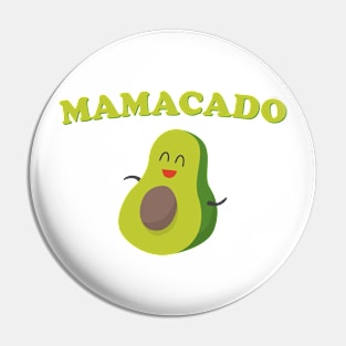 Mamacado Mom and Avocado Funny Pregnancy Pin