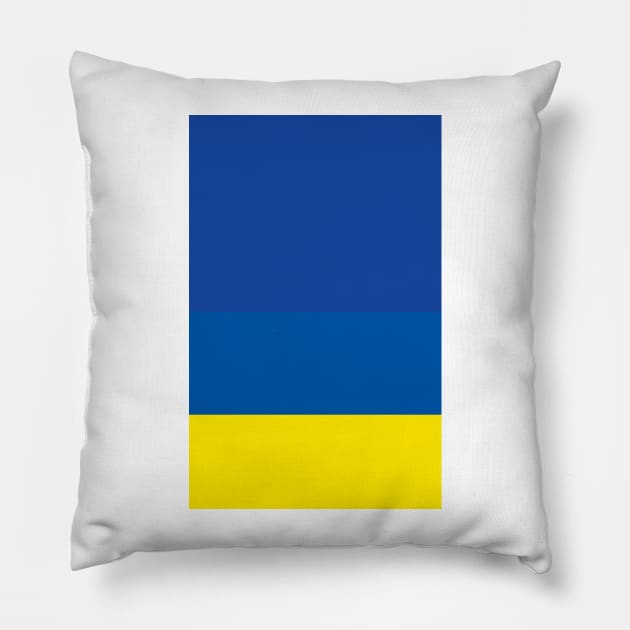 Wimbledon Blue Yellow Tricolour Pillow by Culture-Factory