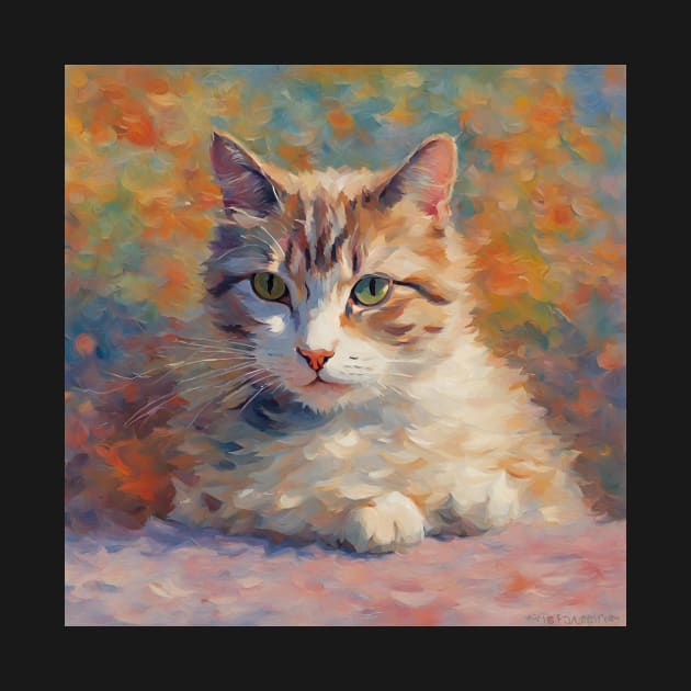 impressionism art cat pt3 by cloudviewv2