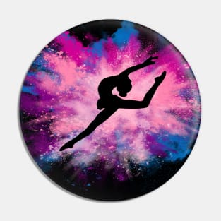 Colour splash dancer Pin