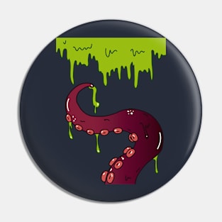 Tentacle and slime Pin