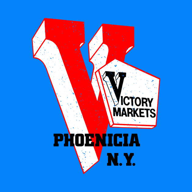 Victory Market Former Phoenicia NY Grocery Store Logo by MatchbookGraphics