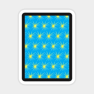 Minimalist shining Starry Blue Sky Magnet