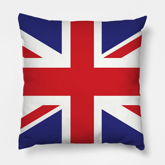 Union Jack UK flag Pillow by Juliet & Gin