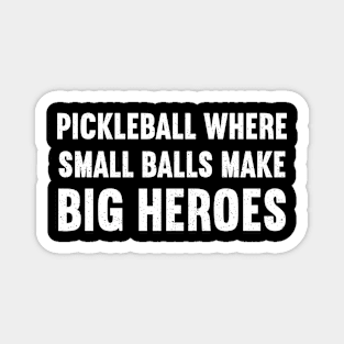 Pickleball Where Small Balls Make Big Heroes Magnet