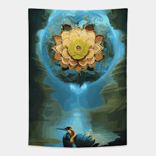 Kings Fisher Mandala Tapestry