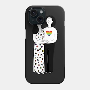 Two lesbian girls Phone Case