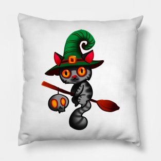 Cat witch Pillow
