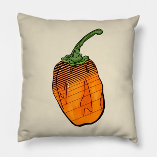 Habanero Chilli Pepper Sticker Spicy Hot Jalapeno Carolina Reaper Pillow