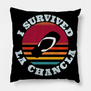 I survived La Chancla Pillow