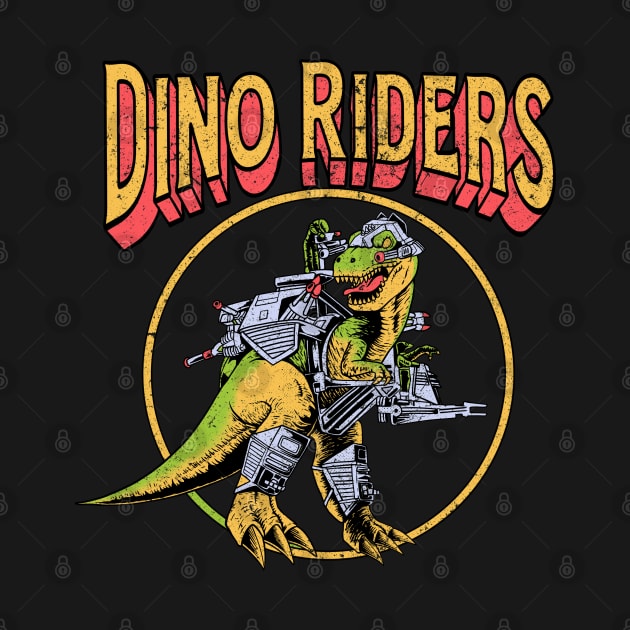 Dino-Riders The Adventure Begins 1988 by asterami