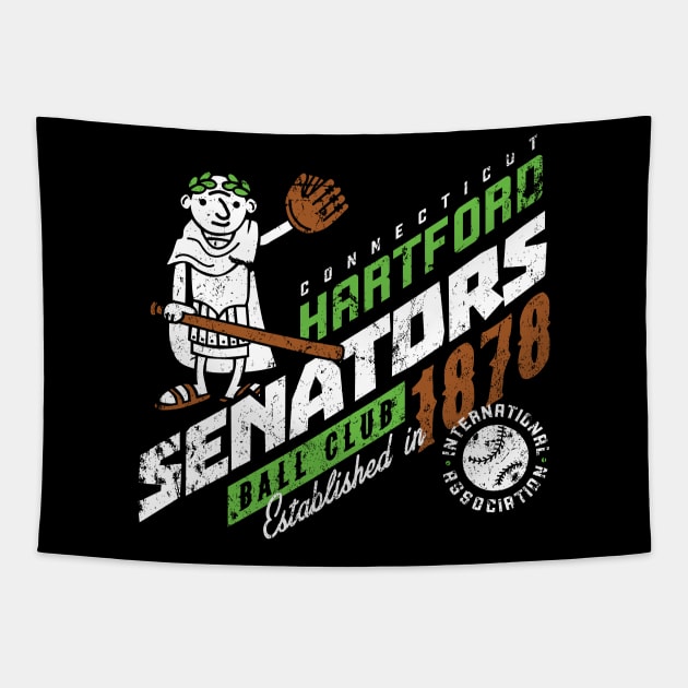 Hartford Senators Tapestry by MindsparkCreative