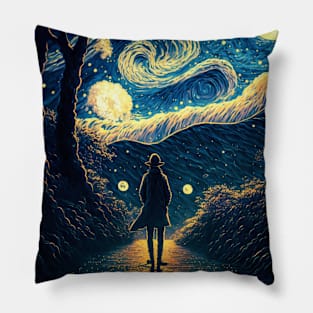 The starry night Pillow