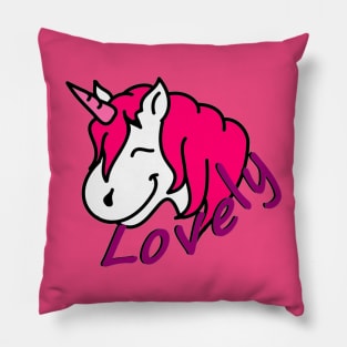 Ein Einhorn Mädchen Pillow