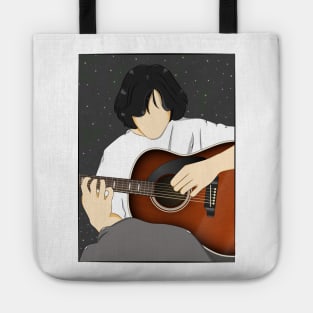 jungkook and guiter Tote