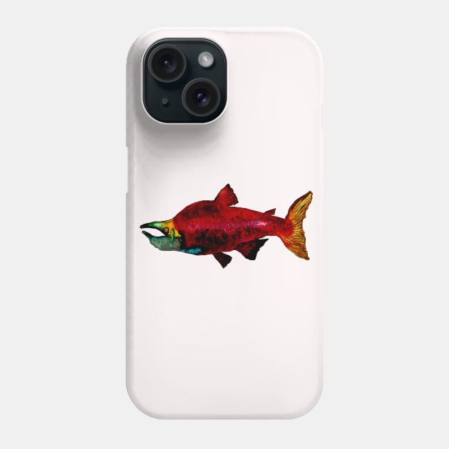 Sockeye Phone Case by Anitra's Unique Designs