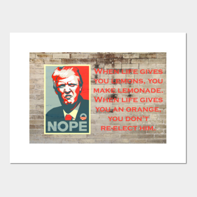 A Funny Quote About Donald Trump Re Election 2020 Us Elections 2020 Election Posters And Art Prints Teepublic