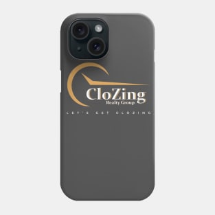 CloZing Realty Group Gold and White Phone Case