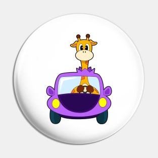 Giraffe Car Pin