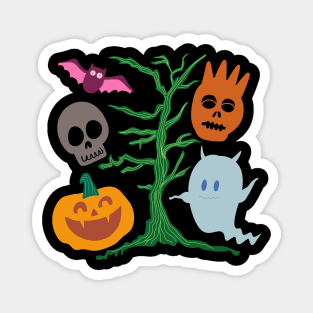 Halloweens is here Magnet