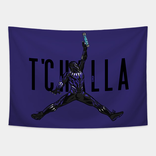 Air T'challa Tapestry by cabelomaluco