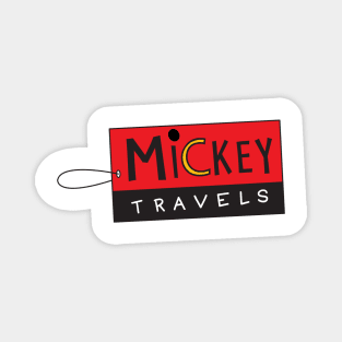 MickeyTravels Logo Magnet