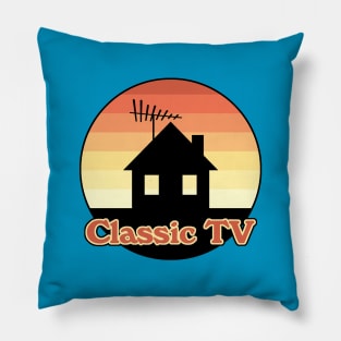 Classic TV Antenna Pillow