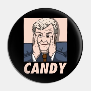 Cute John Candy Comic Style Pin