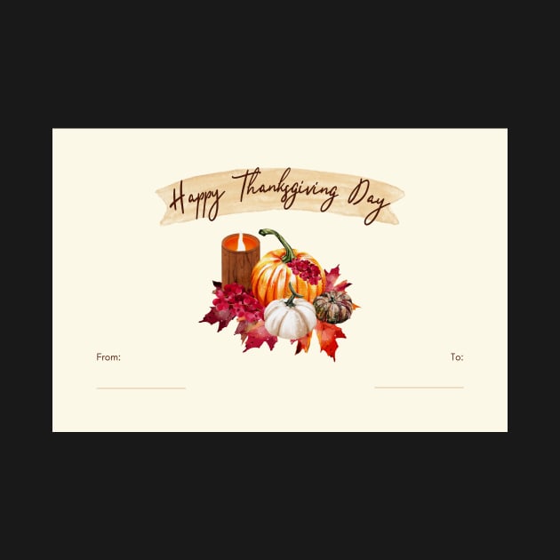 Happy Thanksgiving Card - 11 by LD-LailaDesign