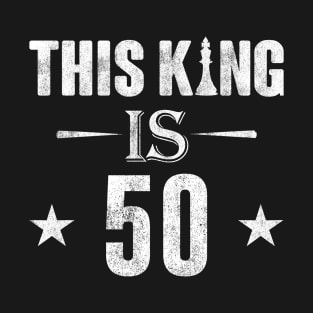 This King Is 50 Chess Lover T-Shirt