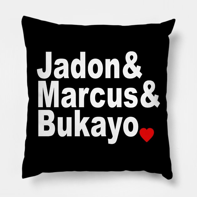 Jadon & Marcus & Bukayo Support Pillow by Scarebaby
