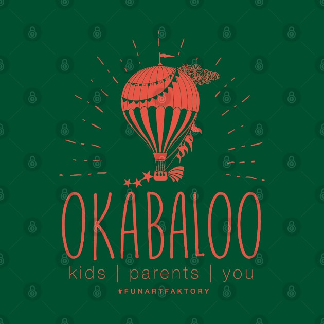 OKABALOO RED LOGO by OKABALOO #FunArtFaktory - The Arts & Fun Gallery