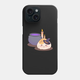FFXIV - Halloween Witch Fat Cat Phone Case