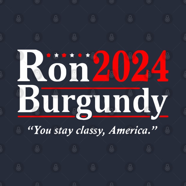Ron Burgundy for President 2024 by GloriousWax