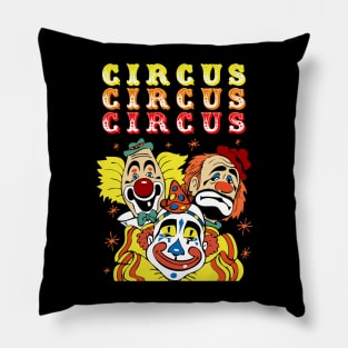 Circus Clowns Pillow