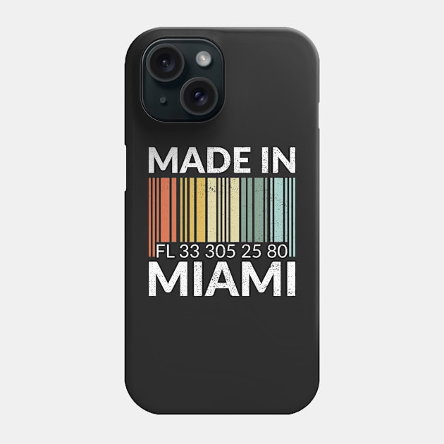 Made in Miami Phone Case by zeno27