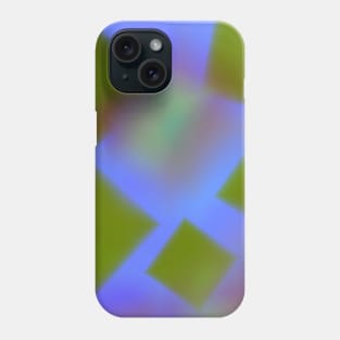 blue red yellow abstract texture Phone Case