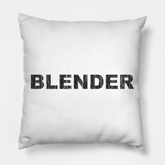 Blender Pillow by vender