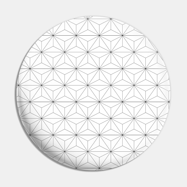 Geodesic Sphere, White Pin by Heyday Threads