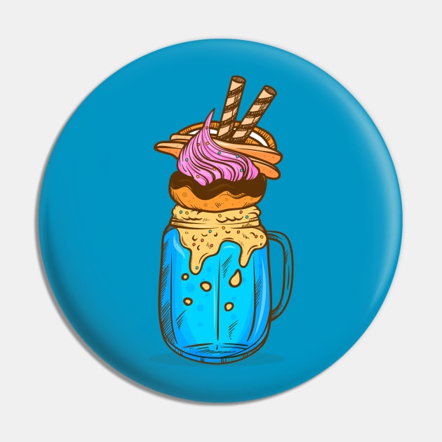 Milkshake Pin by Mako Design 