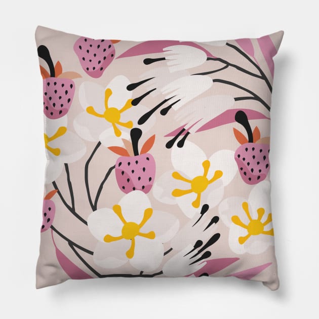 Strawberry Fields Forever! Pillow by Likelyira