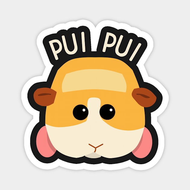 Pui Pui Guinea Pig Magnet by CeeGunn