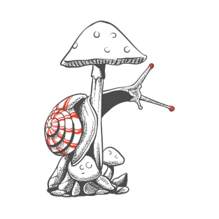 Snail Mushroom T-Shirt