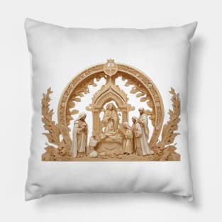 Nativity Scene Pillow