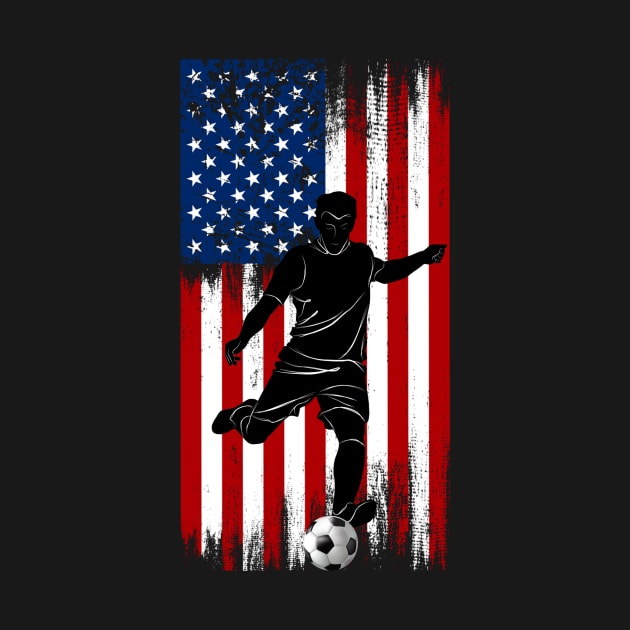 American Flag Soccer Apparel Soccer by binnacleenta