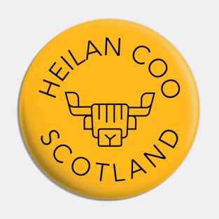 Highland Coo Pin