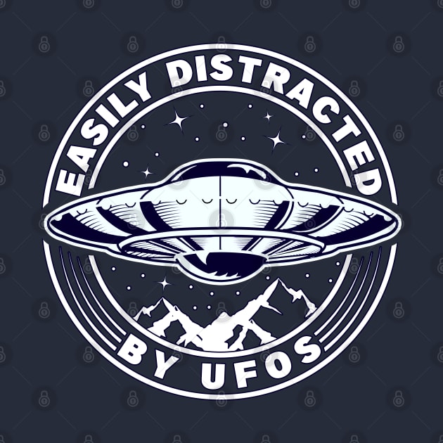 Easily Distracted By UFOS Alien Believers by Dener Queiroz