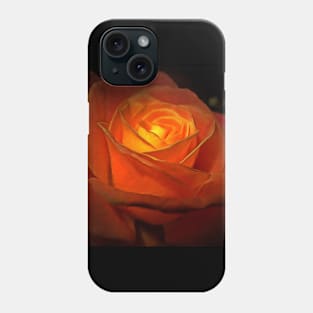 Inner light of a rose Phone Case